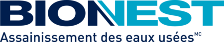 Logo de Bionest. Assainissement des eaux usées.